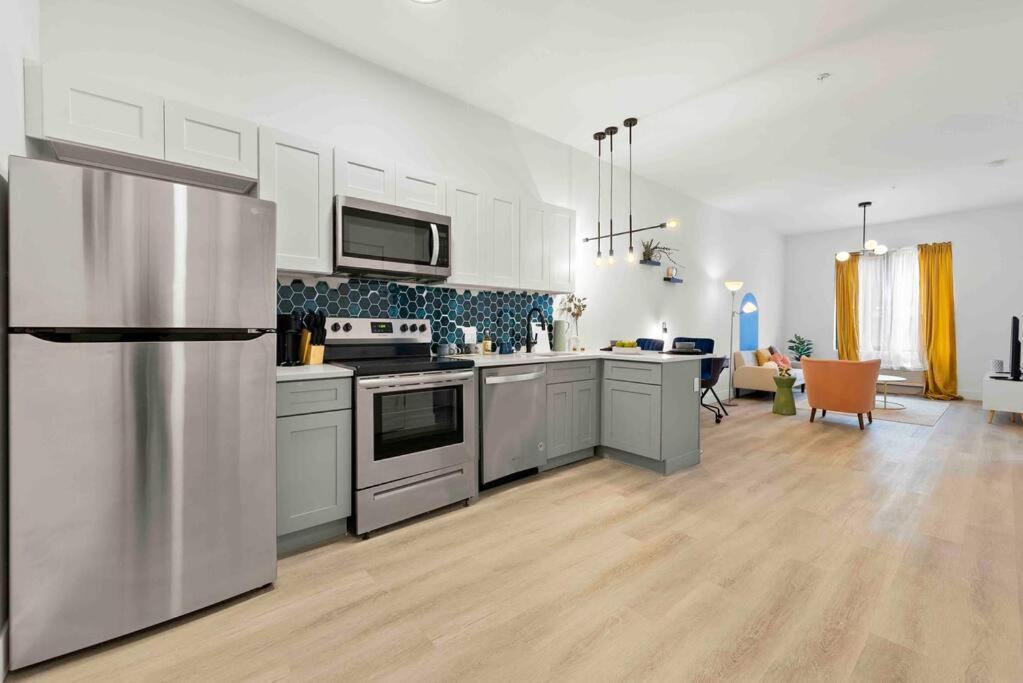 Contemporary Luxury Br, Ewr Airpt, Nyc, Free Pkng, Prudential Cntr, American Dream Mall Elizabeth Exterior foto